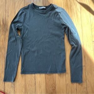 Zara Charcoal Long Sleeve Shirt